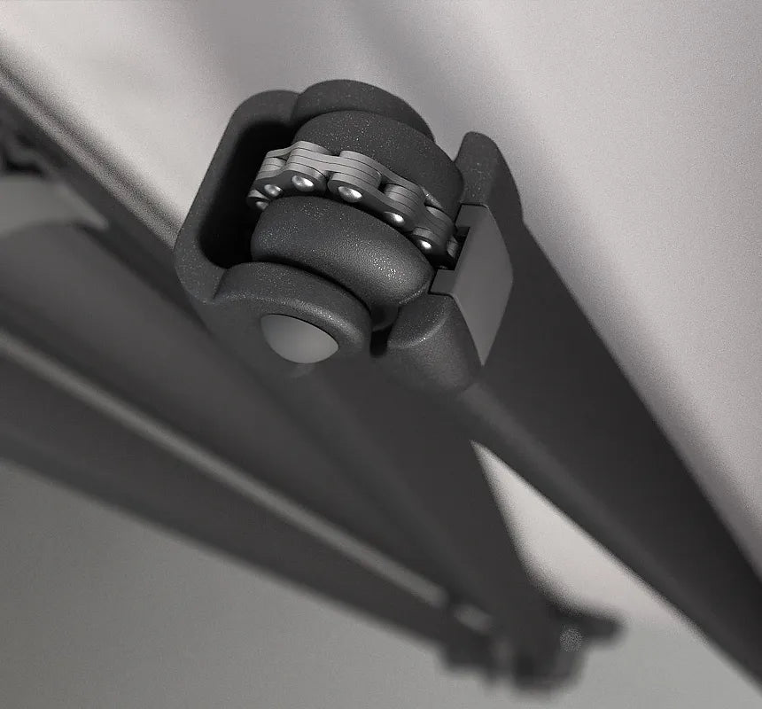Soller Arco awning arm chain mechanism detail