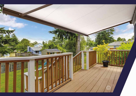 Soller Arco cassette awning installed over a residential terrace